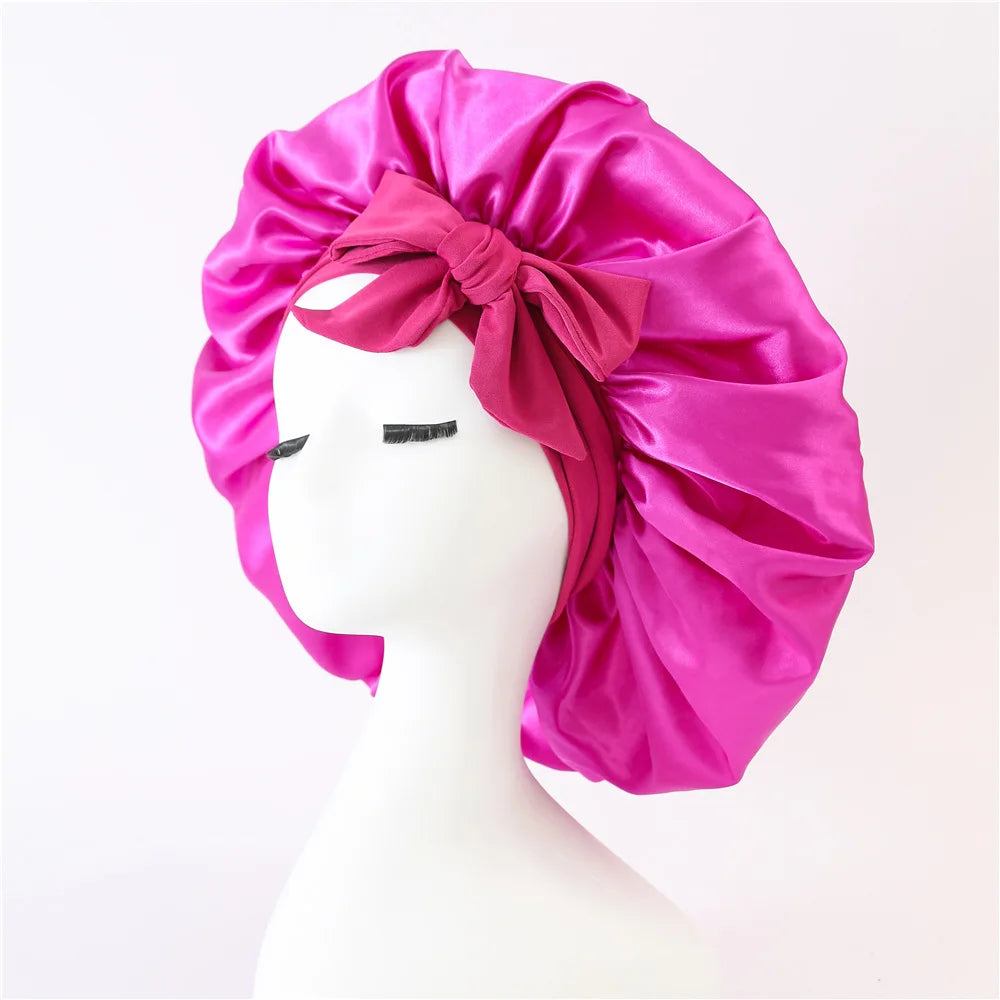 Large Satin Bonnet