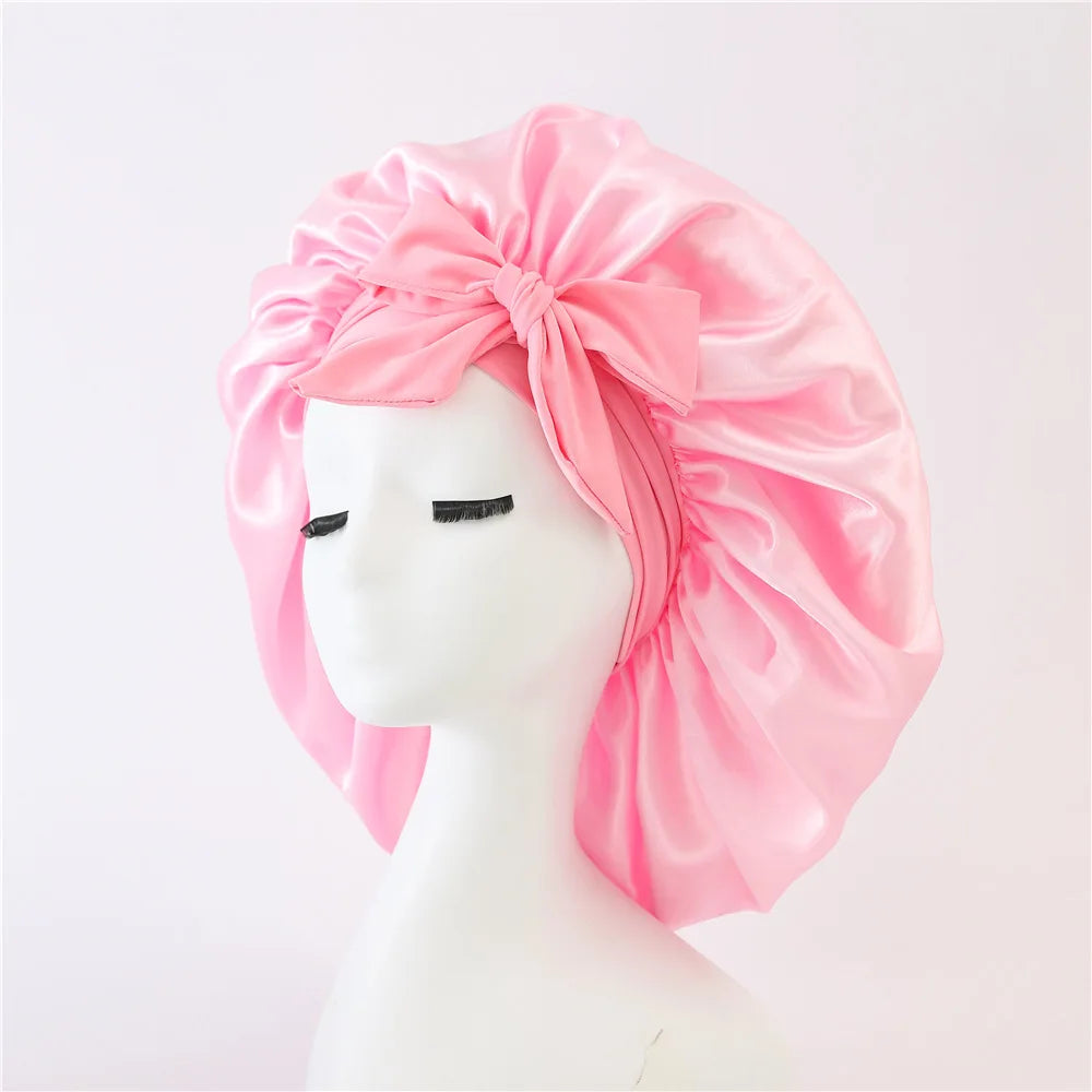Large Satin Bonnet