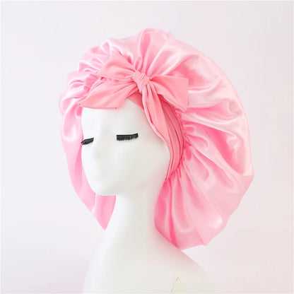 Large Satin Bonnet