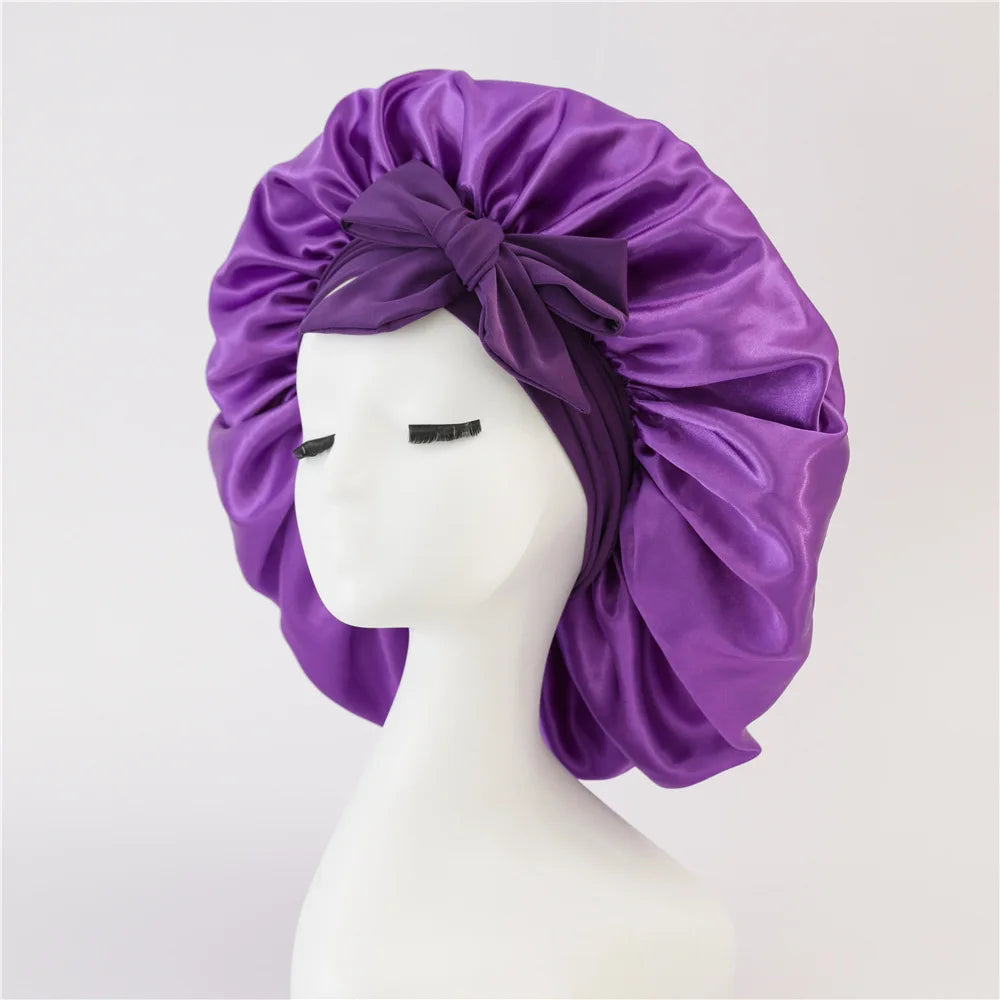 Large Satin Bonnet