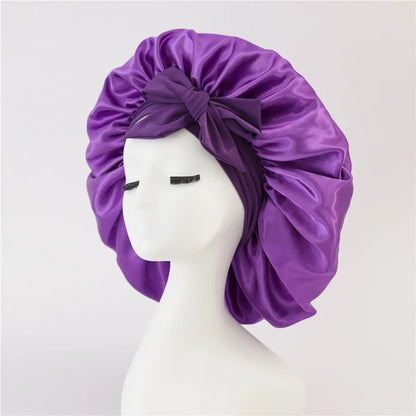 Large Satin Bonnet