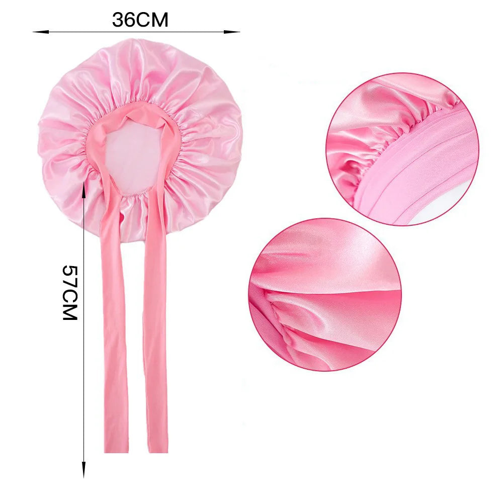 Large Satin Bonnet