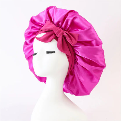 Large Satin Bonnet