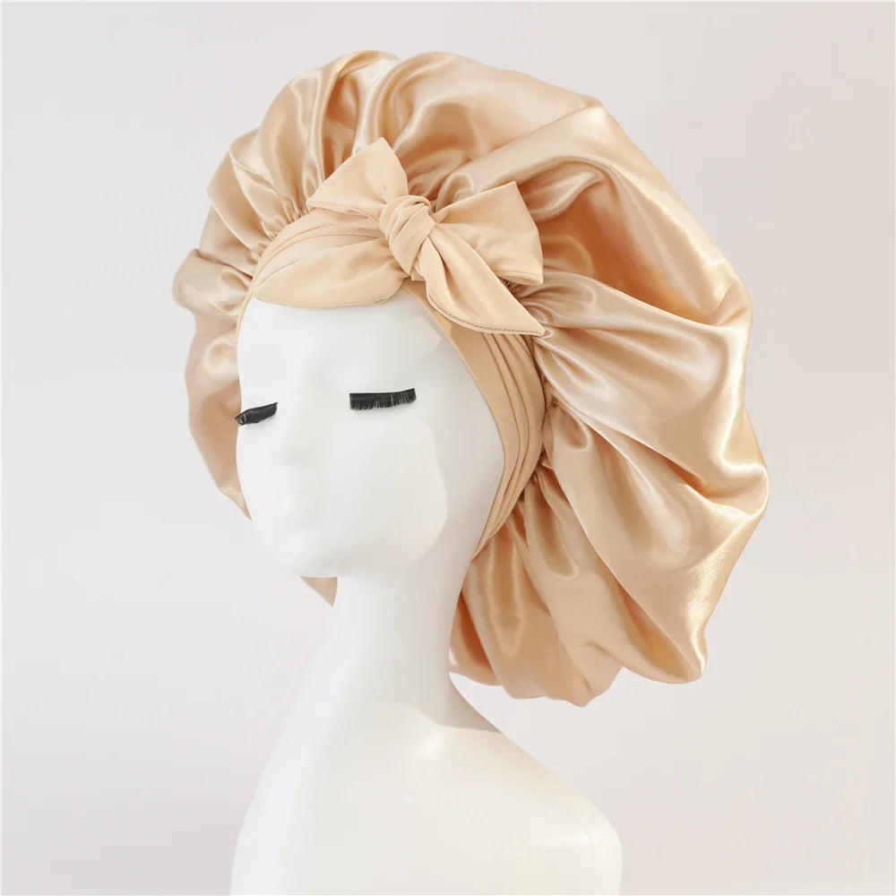 Large Satin Bonnet